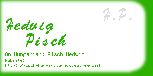 hedvig pisch business card